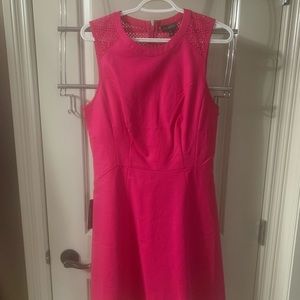 Pink “Limited” midi A-line dress